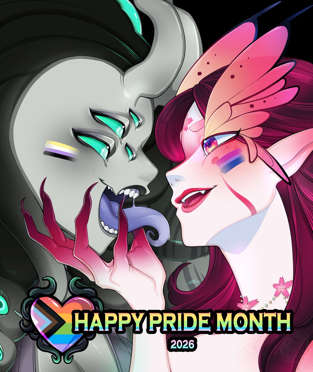 NahokoVeta's tweet photo. Happy Pride Month!! 🖤 https://t.co/A9odxYtENi