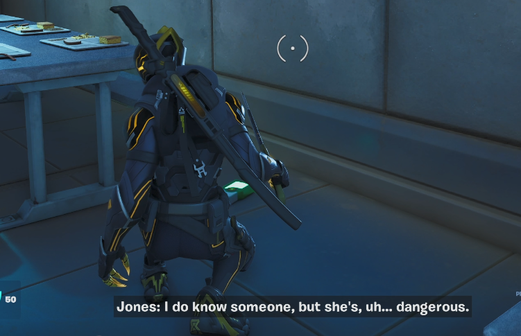 ScyanYT's tweet photo. DR SLONE RETURN EXPLAINED IN FORTNITE:

- Jones thinks of calling Dr Slone in for help since they are losing to Voyager
- He says he dk if he should, cause Slone can be dangerous, and foundation will get mad
- Hope says call her in anyways if u trust her

Dr Slone was last seen big story in ch4 s3. In it her ''redacted" description turned into "unredacted" thanks to her finding secrets of Jungle

A jungle which i said to be connected to last reality and cube family past👀

Dr Slone is now wearing a super high tech suit which i believe she made it herself through traveling around and researching more. 

She might have seen been studying the jungle and its people👀learning more about them. And through this research reaching such an extremely high tech suit.

A suit which somewhat a tiny bit gives me a mix of aliens tech vibe mixed with The Seven vibes. Interesting

I think slone story next season is gonna be the most interesting thing we will see🙌❤️