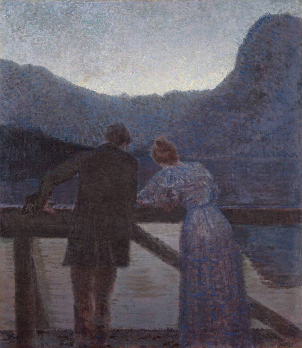 _Raghd1's tweet photo. Couple by the Lake, 1897 - 1903.
Par: Ernst Stöhr. https://t.co/IxFfmIsGcL
