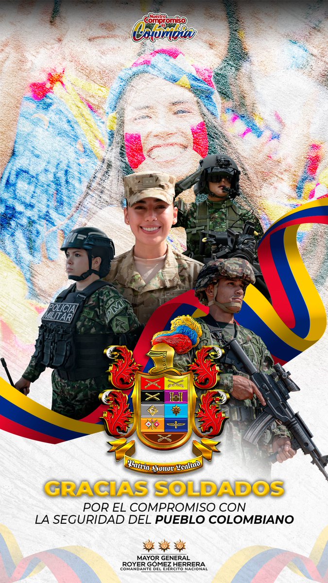 COMANDANTE_EJC's tweet photo. La democracia de #Colombia cabalga sobre los hombros de sus Soldados. 

Gracias a los 180.000 hombres y mujeres del @COL_EJERCITO que acompañaron a sus compatriotas a ejercer su derecho al voto, en cumplimiento de la misión constitucional.

#NuestroCompromisoEs🇨🇴
#SeguridadYDemocracia2026🗳️
