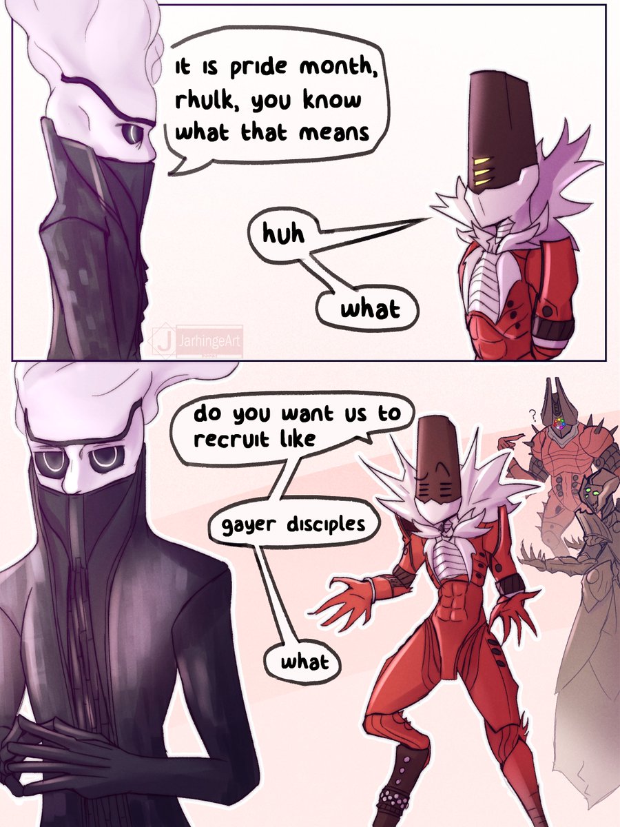 JarhingeArt's tweet photo. I think according to Likes, it'd be this pride month meme,

Funnily enough, it was originally posted on a June 9th- https://t.co/nc5QJNhFCE