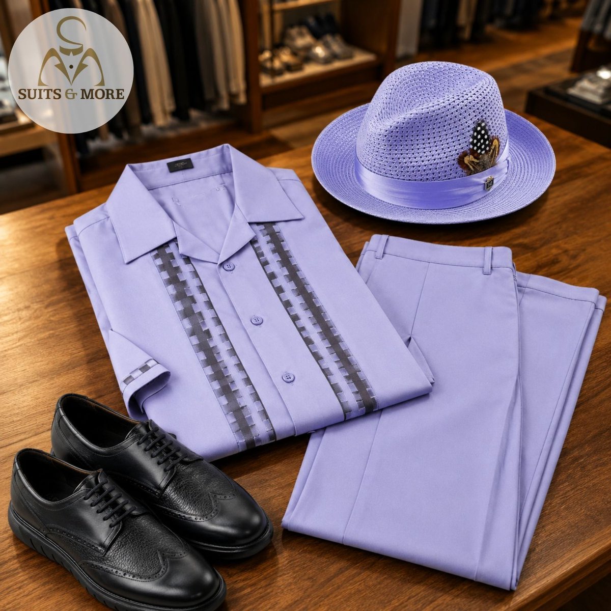 SuitsMore's tweet photo. Father’s Day gift idea 💡

A fresh hat. A clean pair of shoes. A full outfit.

Pick something Dad can wear with confidence.

https://t.co/WM2OfNLXwy

#SuitsAndMore #FathersDay #Menswear #GiftIdeas #StaySharp https://t.co/ypDZBLuE9y