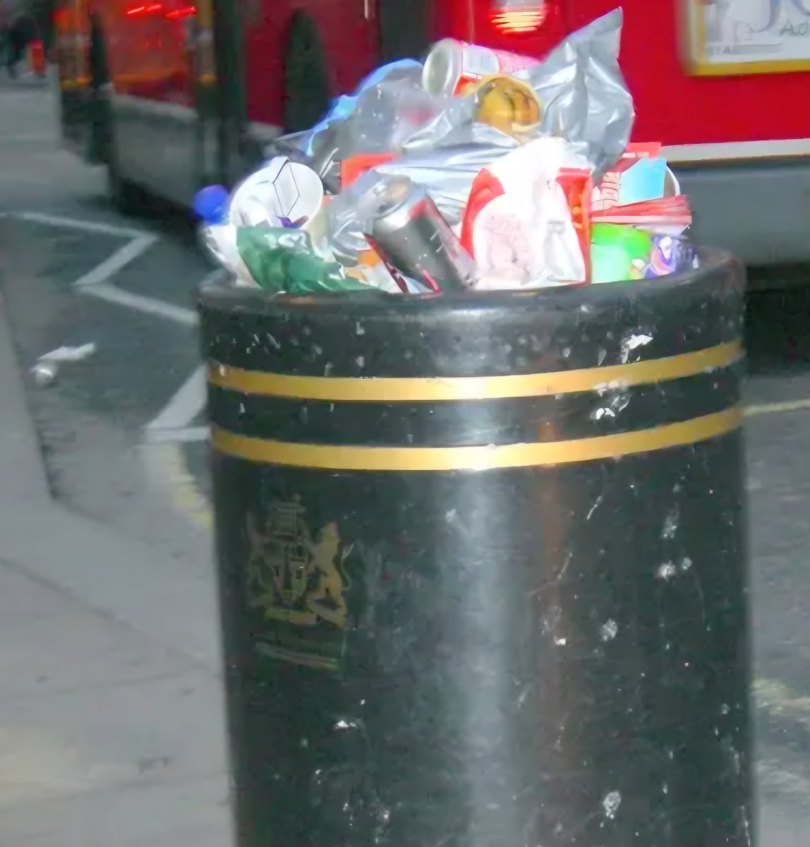 HouseHoxton's tweet photo. @MrAndyNgo I know! Why didn't they put all that rubbish into ONE of these??
It's always difficult to guess if the likes of you have no life experience/friends/joy, or just no brain. 
Either way, you could just research why bins aren't provided in large events, before spreading your poison. https://t.co/C344gHcpnq