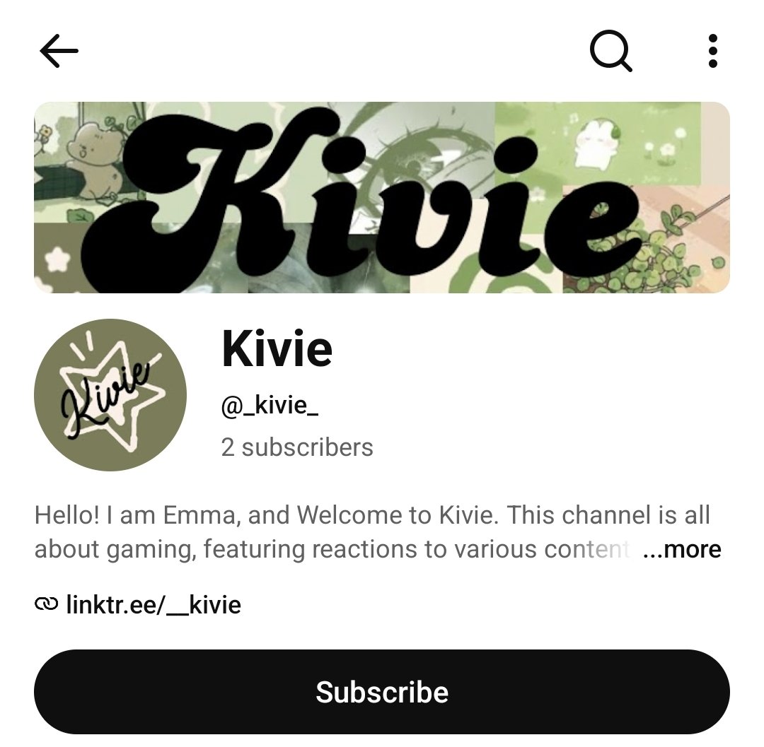 __kivie's tweet photo. I just posted my first YouTube video! Please check it out! Any helpful advice is much appreciated! The video is also in the link tree under my channels &amp; communities under the channel, "Kivie."
#firstvideo #youtuber #Youtube

 https://t.co/V0DwMHbE8e https://t.co/eWZcPxgSXS