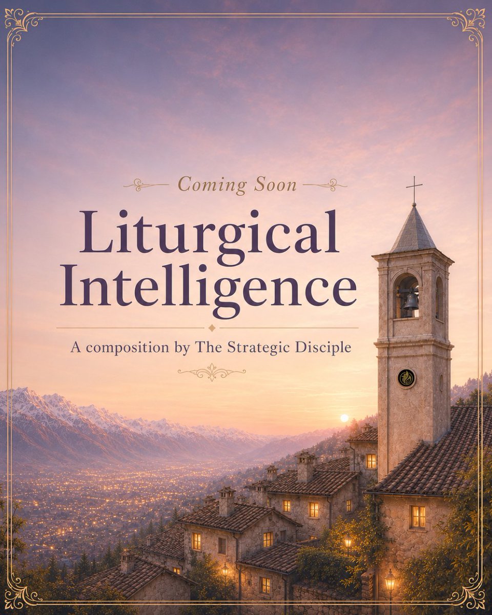 TStratDisciple's tweet photo. The world is loud. You're paying attention. And you're still not sure what to do with any of it.
Something for that is coming this week.
Liturgical Intelligence — on Substack. 🕯️
https://t.co/ikRO4GbbcJ https://t.co/lBLpfydAMo