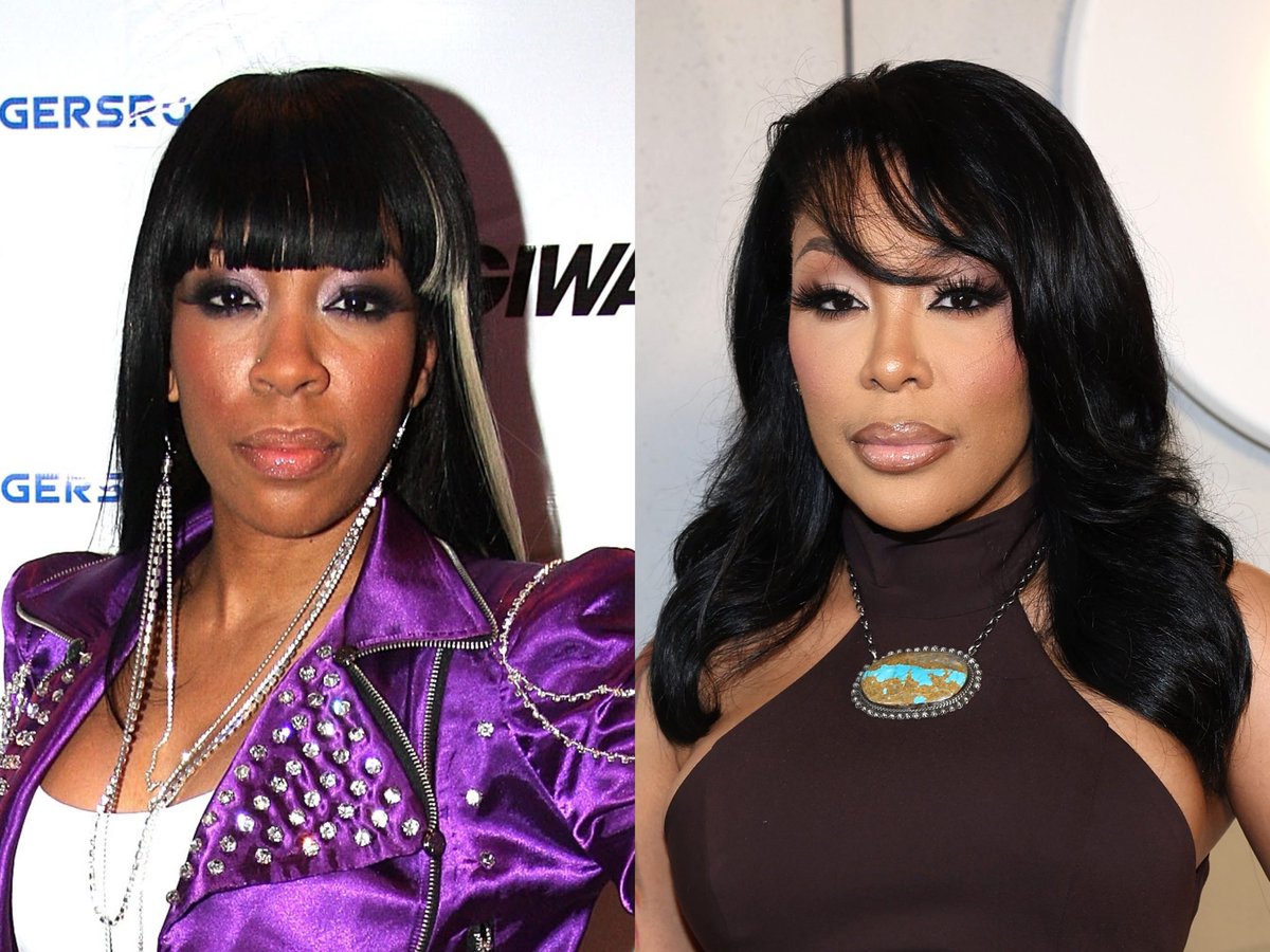 DaQueenJBee's tweet photo. K. Michelle talking about Drew needs to change her face is hilarious… she would know, huh? 😂 #RHOA https://t.co/RsSv7af6VG