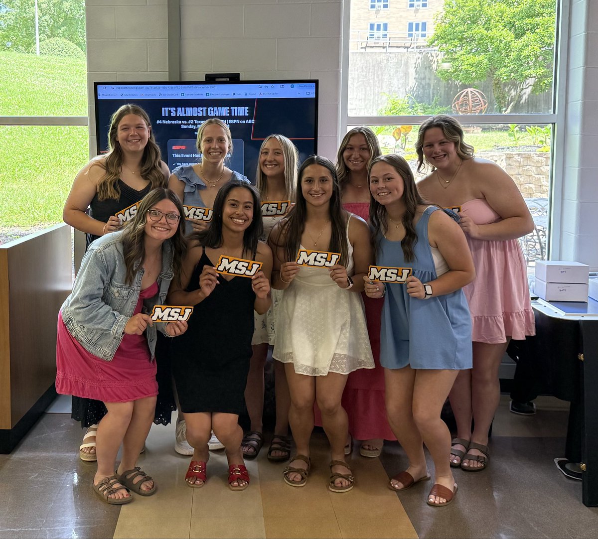 MSJSoftball's tweet photo. Had a great day celebrating the accomplishments of our players this season! Wishing everyone a fun, safe summer and we’re already looking forward to getting you back on campus this fall! https://t.co/WiSbrxWZoZ