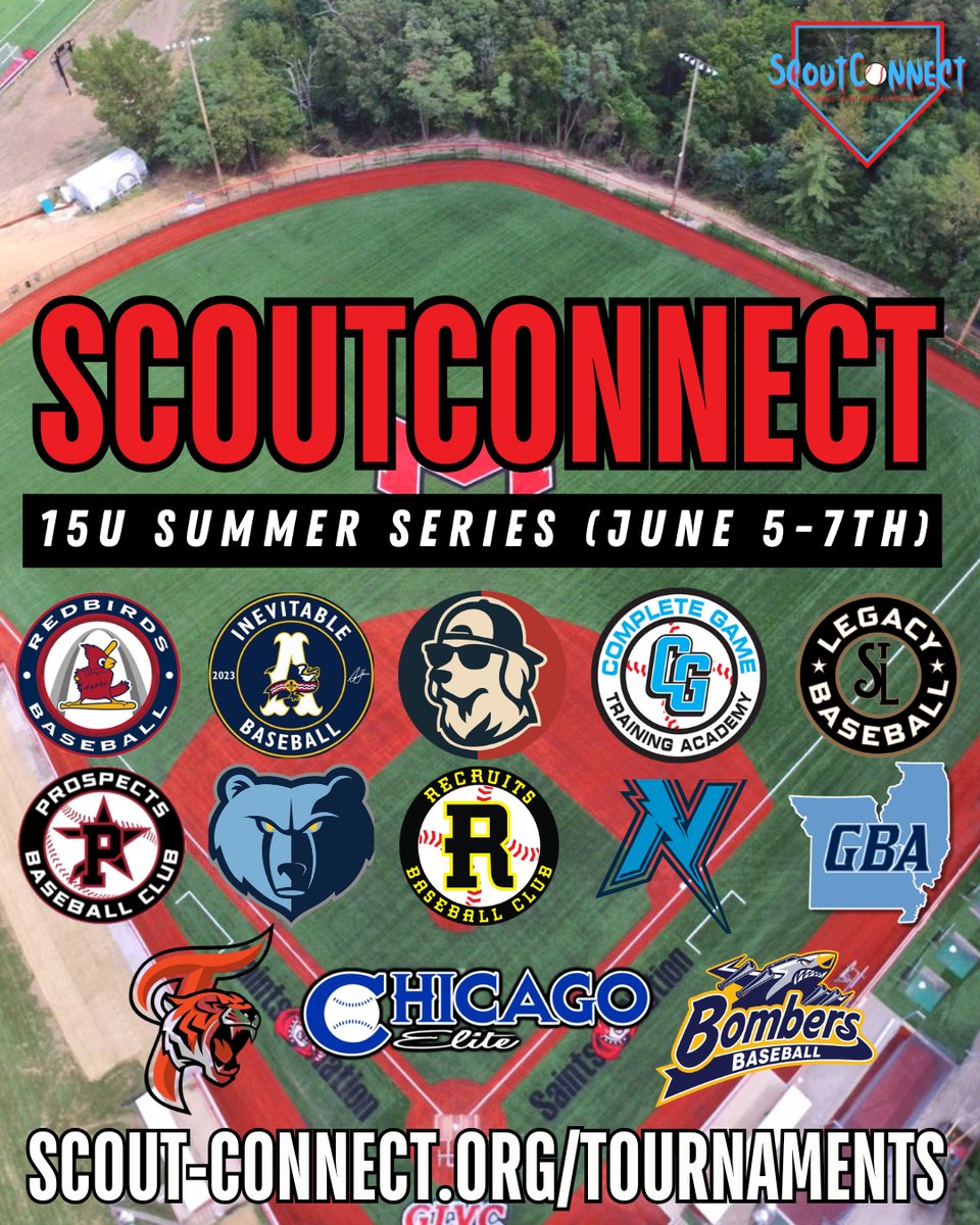 ScoutConnectBB's tweet photo. 𝟏𝟓𝐔 𝐒𝐮𝐦𝐦𝐞𝐫 𝐒𝐞𝐫𝐢𝐞𝐬, 𝐒𝐜𝐡𝐞𝐝𝐮𝐥𝐞 ☀️

+ Our tournament schedule kicks off this coming weekend, June 5-7th, with our 15U Summer Series. 

+ Schedule, event info, and more, here.👇

🗓️: https://t.co/7T7k0k6Xbx https://t.co/2079ot2rJ5