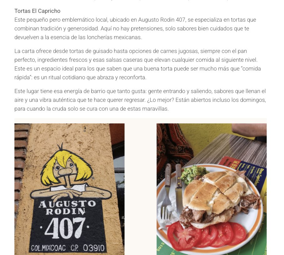 localmx_'s tweet photo. #Mixcoac es un lugar donde Octavio Paz encontró inspiración en su infancia y donde las tortas y guisados de locales tradicionales como El Capricho y Zacazonapan te recuerdan el placer de lo simple. https://t.co/nDjOHicLnz
¿ https://t.co/KU6nPQ6KL4