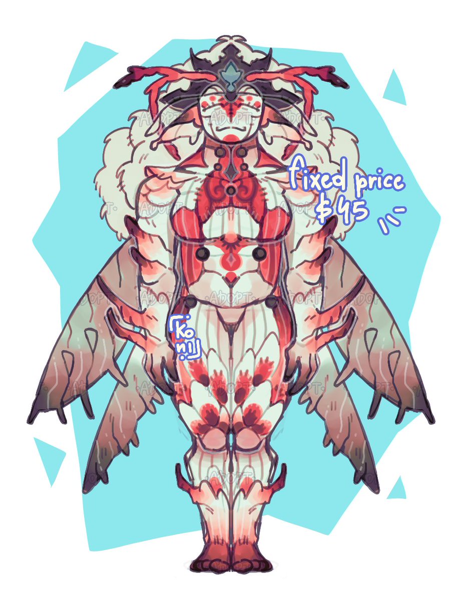 _koni____'s tweet photo. Fae Adopts

. Paypal only ( Invoice )
. Payment within 12h after auction
. Toyhouse and/or sent by email
. No refunds
. No rules for editing or reselling, just credits for the original version
. Do NOT use my designs on NFT, crypto nor AI related stuff https://t.co/zi6QmDh0rw