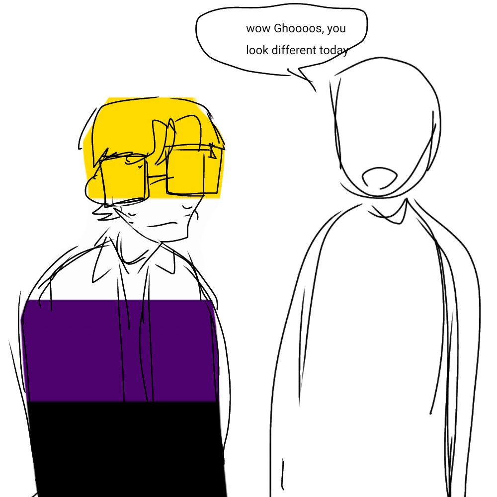 ghoooos_'s tweet photo. Happy pride month btw.... https://t.co/FMPuPKbToE