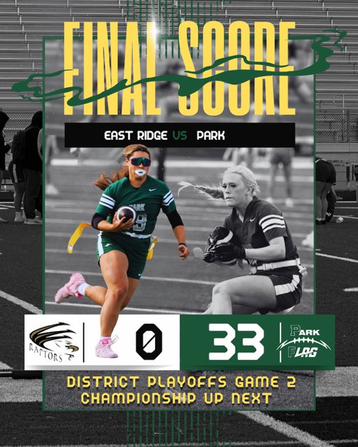 flag_parkhs's tweet photo. Championship game next!! https://t.co/lFVVujxSP5