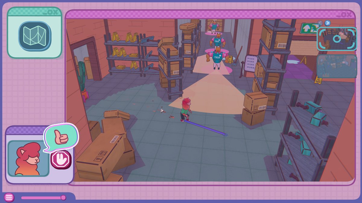 FurryVideoGames's tweet photo. The Social Grip: Llama Drama

A second person stealth game by Chonk Cats Productions. Play as a hacker guiding Dan the llama through a dystopian social media megacorp’s headquarters to collect evidence of their evil deeds.

Available for free on Steam: https://t.co/jDv8GecLND https://t.co/iavCa32Te1