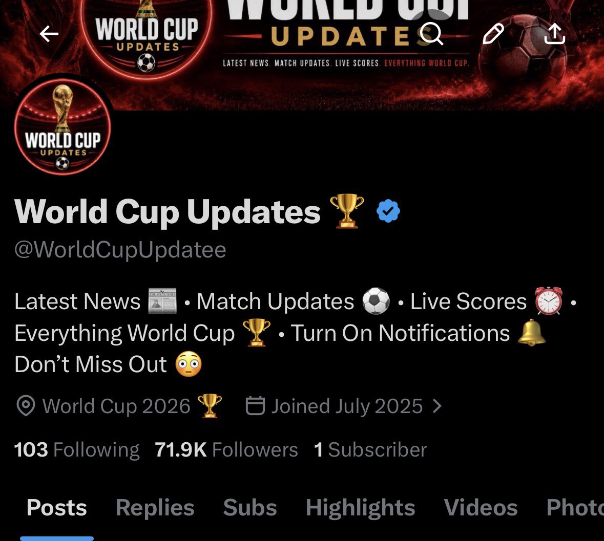 World Cup Updates 🏆 tweet media