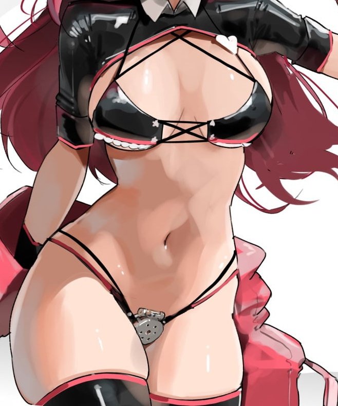 VANDHAMFIST's tweet photo. ⠀⠀⠀⠀⠀⠀
⠀⠀⠀ Her regular outfit was... Damaged during a really important mission , but!
Masha in the city just made a her new one so she can use it provisionally, she even forged this new... " Accesory " for
her, but She's not sure... 
#SeductiveSunday ⠀⠀⠀⠀⠀⠀
⠀⠀⠀ https://t.co/0VuAWhxOu4