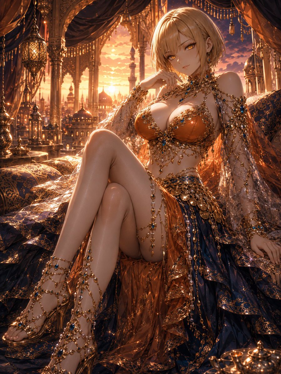 jikkai_ai's tweet photo. グレイス・バルカ
アラビアン.Ver
#オリジナル #AIイラスト #創作
#イラスト好きさんと繋がりたい
#AIart #SciFi #Cyberpunk #OC https://t.co/iwT2equ3Ir