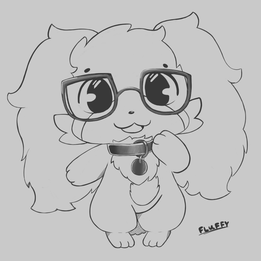 fuwasylveon's tweet photo. Lineart for @SmugMatty 's chibi bun, gonna start coloring and rendering! https://t.co/6oSQq049Pj
