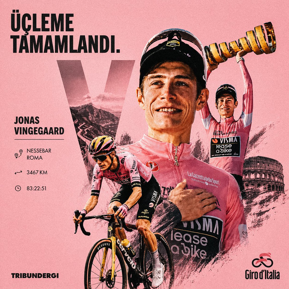FrontSet's tweet photo. 2026 Giro d'Italia Şampiyonu: Jonas Vingegaard!

✔️Giro
✔️Vuelta
✔️TdF