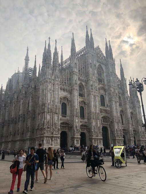 WorldScholar_'s tweet photo. Reminder: the Milan Cathedral took over 600 years build. https://t.co/2OWUlCl8xk