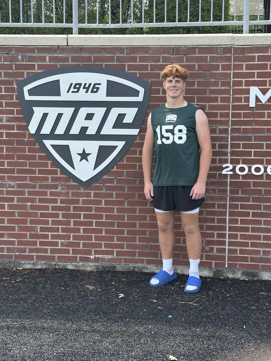 Colton_Kremer's tweet photo. Had an awesome time competing in Athens today, thank you to all the @OhioFootball coaches and players for your teaching and instruction! @OhioFBRecruit @CoachJohnHauser @CoachObly @CoachIzzy1 @ShaunCookFB @CoachConard @HighlandsFB @HSphire @LippertScouting https://t.co/bDl0kvVppd