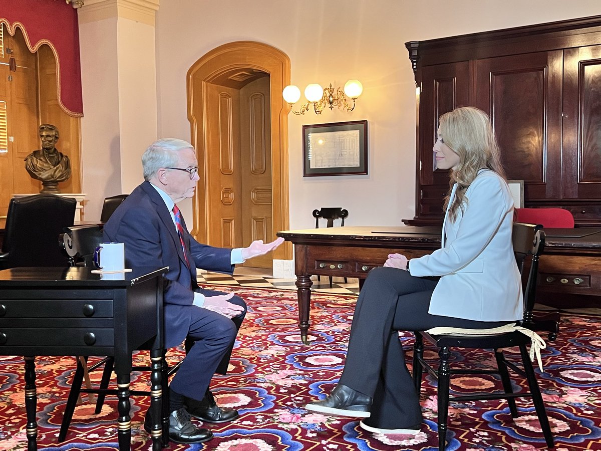 StaciaNaquin's tweet photo. “We’re all in for our military.”
@GovMikeDeWine shares more about his goal to make Ohio the #1 state for veterans, active-duty service members and military-connected families. 
#MilitaryAppreciationMonth 
https://t.co/DzxfPURsgC https://t.co/7UCEkTBP4r