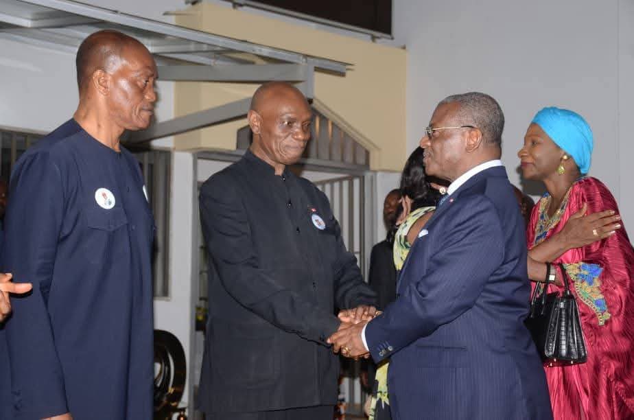 eliesmith's tweet photo. Updates:

The Prime Minister, Head of Government, Chief Dr. Joseph Dion Ngute, accompanied by his wife, yesterday, May 29, 2026, paid a condolence visit to Minister Henri Eyebe Ayissi following the passing of his younger sister, Mrs. Etoundi, née Ombédé Antoinette. PM Dion Ngute presented special words of comfort to the bereaved family.