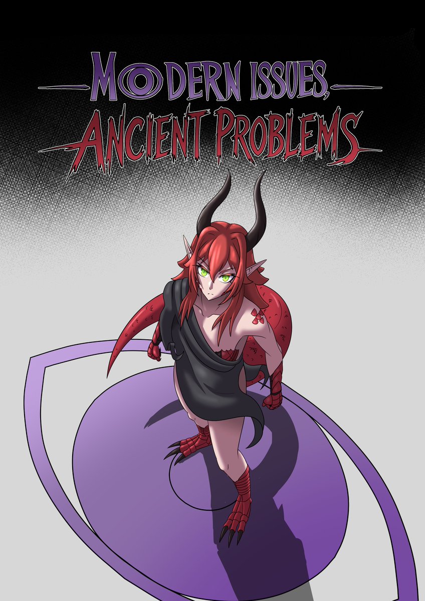 InkKnight54's tweet photo. I'm back and with an awesome story! Modern Issues, Ancient Problems is out now as an entry for the NIUHI Indie contest! If you like dark fantasy set in the modern day with a dragon-girl protagonist, then this is the story for you!

Read now: https://t.co/bmyR1DhYcT

#manga #comic https://t.co/uZN0WT37yo