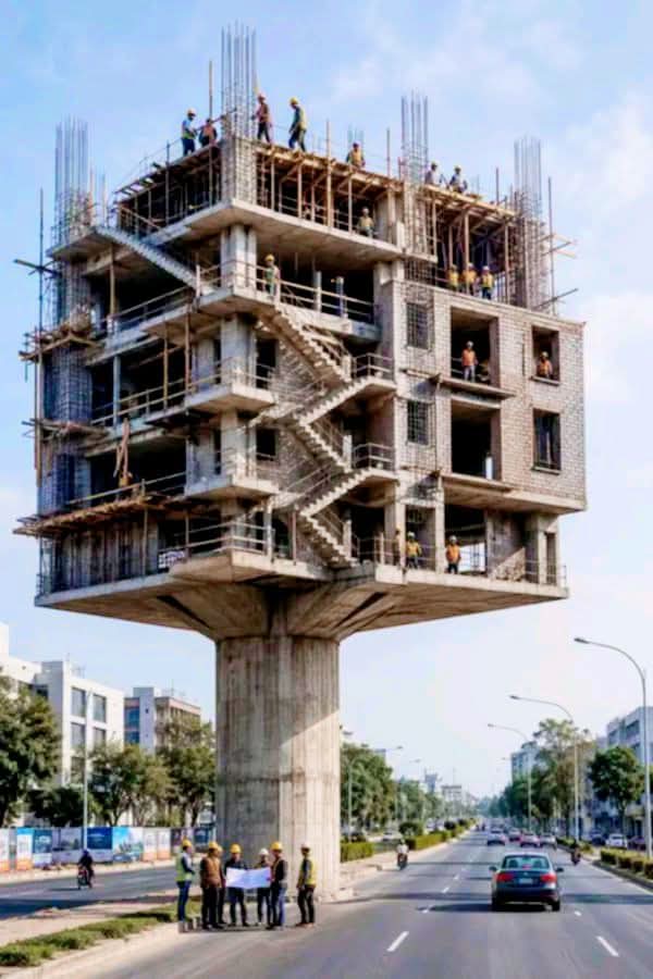 fly_yem's tweet photo. اغرب #تصميم معماري بالتاريخ

والعمل لا يزال مستمر
وكمن تم تكريم المهندس جنب العمود 👇😁 https://t.co/FR5lIdwYEU