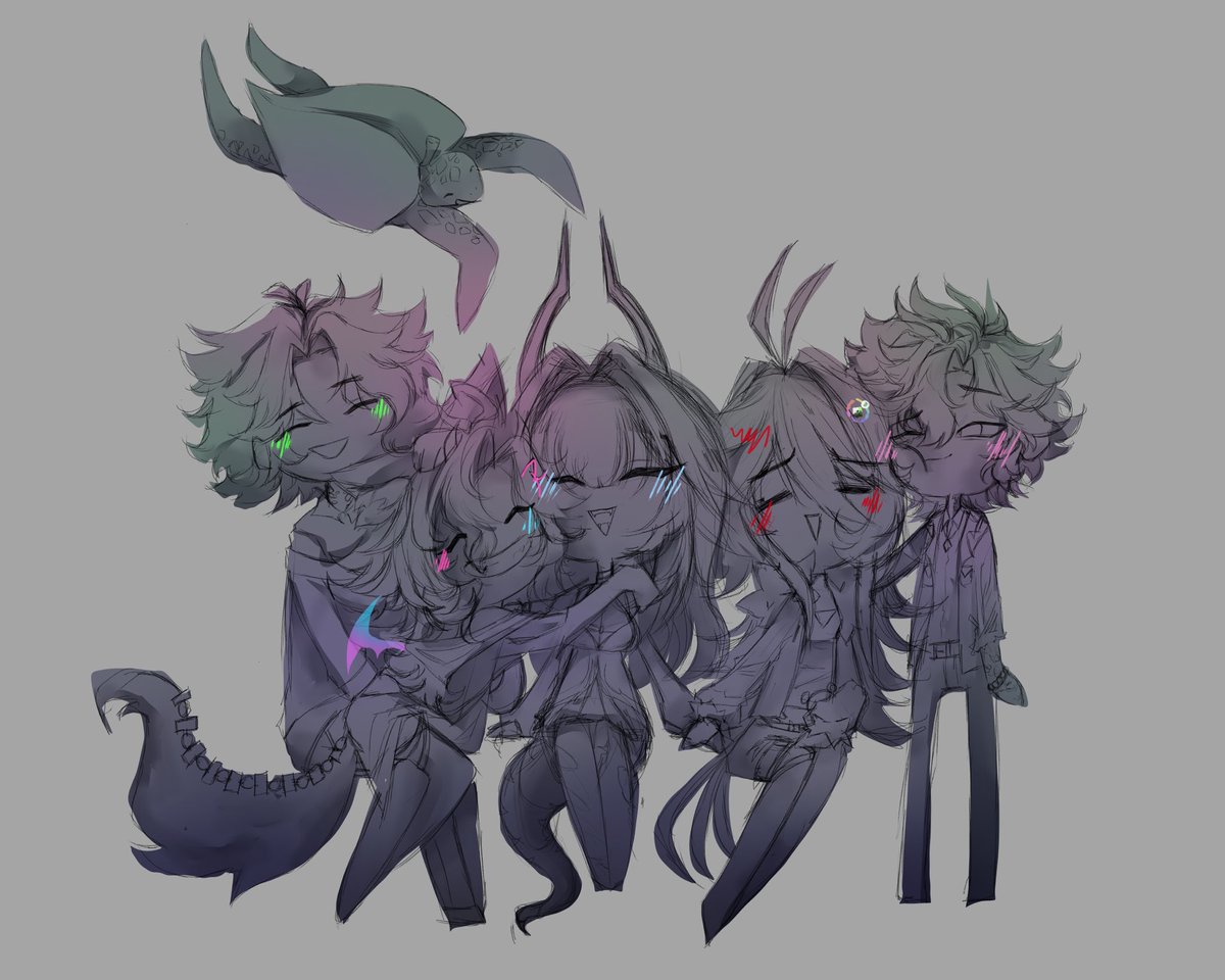 TotallyNotAliVT's tweet photo. Friendship giga doodle!! 
Sponsored by the almighty @qrowzo 😫💙 https://t.co/RVhRiAOz0o