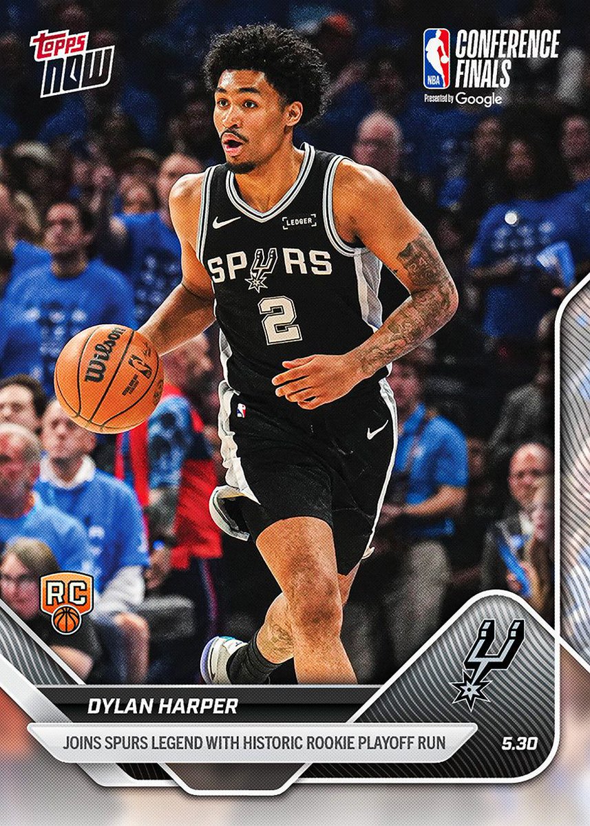 cardsundercost's tweet photo. Dylan Harper - 2025-26 NBA Topps NOW® - Card 325  now available -> https://t.co/ewWEJpn98V ad https://t.co/h9odXYr00t