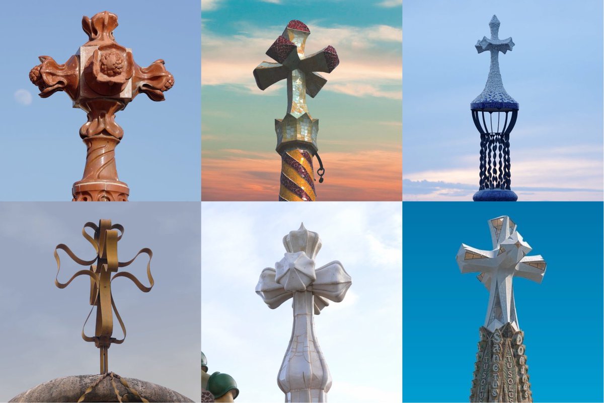 DamiA's tweet photo. Les creus de Gaudí https://t.co/X9RVrVOOzz
