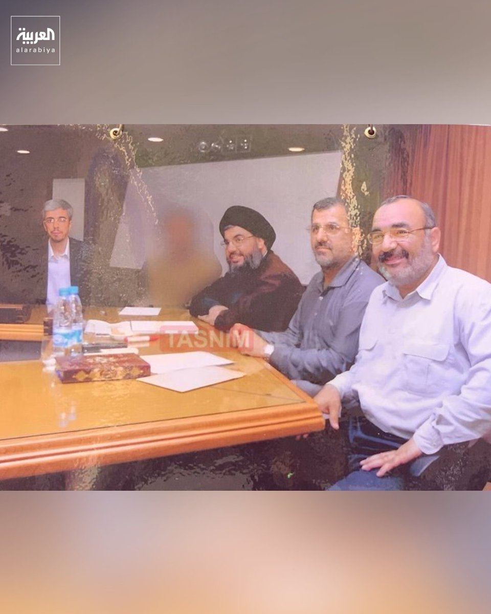 NawafSTV's tweet photo. وكالة "تسنيم" الإيرانية تنشر صورة في نادرة تجمع حسن نصرالله بقادة كبار في الحرس الثوري الإيراني.

الصورة تضم إلى جانب نصرالله، رئيس الأركان محمد باقري، وقائد الحرس الثوري حسين سلامي، والقائد العسكري محمد باقرور.

جميع القادة الظاهرين في الصورة قُتلوا بغارات أميركية وإسرائيلية. https://t.co/CSvr8hohuB