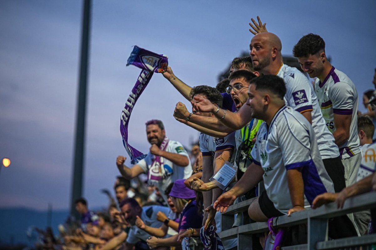 RealJaenCF's tweet photo. UNA AFICIÓN QUE NO NOS HA FALLADO EN TODA LA HISTORIA DE ESTE CLUB

🔵CD ATLÉTICO BALEARES 1️⃣ - 2️⃣ REAL JAÉN CF🟣

#AtléticoBalearesRealJaénCF #RealJaen2526 #FinalPlayOff #Directo https://t.co/llhB3ZfYyb