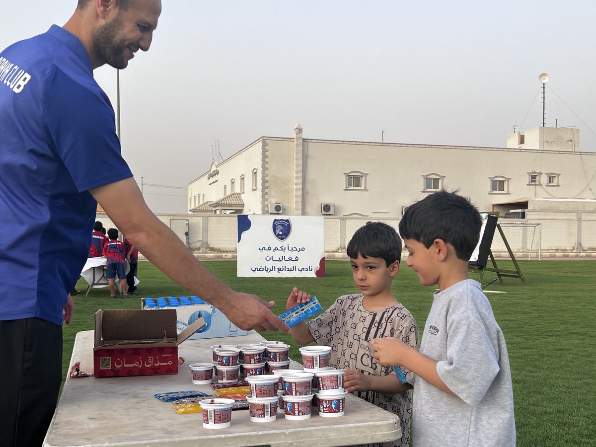 AlbadayaClub's tweet photo. أقامت إدارة الفعاليات مساء اليوم 
الأحد الموافق 2026/5/31م 
الفعالية الترفيهية 
لأبناء محافظة البدائع 🤩❤️💙

#نادي_البدائع https://t.co/ce7nABkZFV