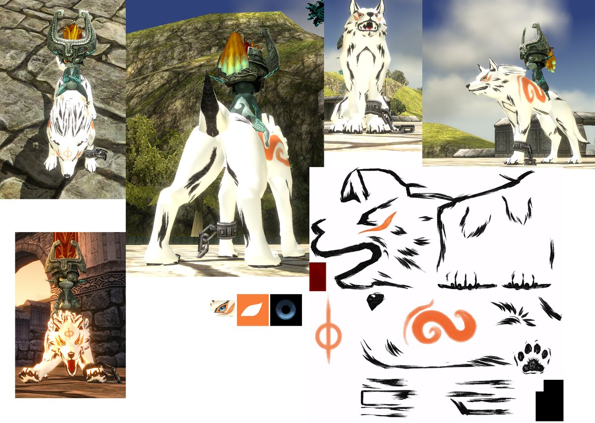 blaze62661's tweet photo. this is up here to show the people who made the Okami mod and the Linkle mod for Twilight Princess https://t.co/VBAMSitkTA