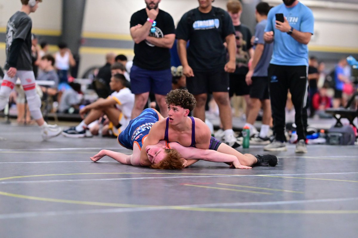 DGS_Wrestling's tweet photo. Mustangs battled at Illinois Second Chance Qualifier! Jadon Dinwiddie (138) punched his Fargo ticket with a 2nd-place finish in Jr. Greco. Chris Cali (215) and Nate Miller-Sanchez (144) placed 4th in Jr. &amp; 16U Greco. Shoutout to Ronald Lepic &amp; Cameron Lozano for competing 16U FS. https://t.co/cak9c8laF0