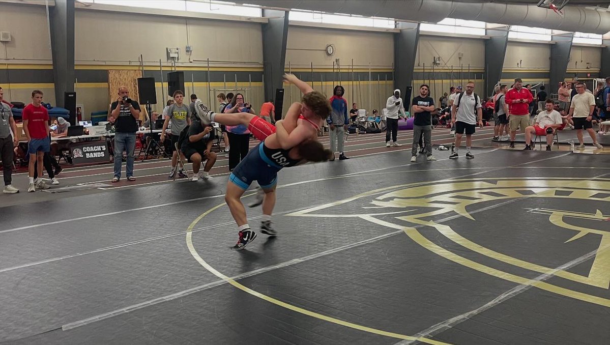DGS_Wrestling's tweet photo. Mustangs battled at Illinois Second Chance Qualifier! Jadon Dinwiddie (138) punched his Fargo ticket with a 2nd-place finish in Jr. Greco. Chris Cali (215) and Nate Miller-Sanchez (144) placed 4th in Jr. &amp; 16U Greco. Shoutout to Ronald Lepic &amp; Cameron Lozano for competing 16U FS. https://t.co/cak9c8laF0