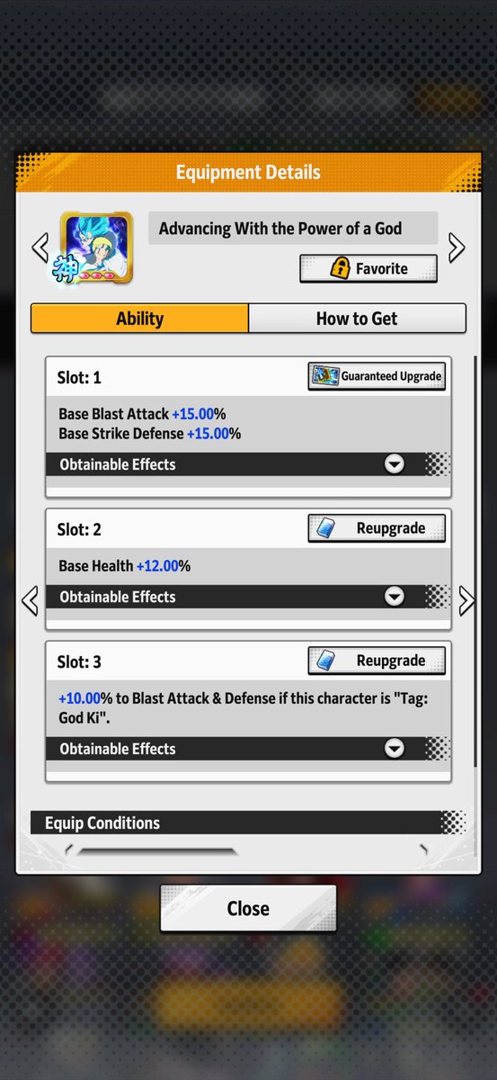 TheVanderBall's tweet photo. Run these equips on your Gogeta Blue please and thank you.  My shit booms at 9 for a reason https://t.co/QbcW511wPs