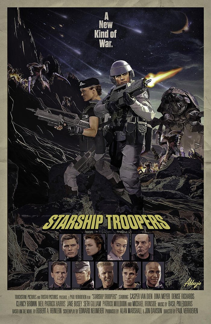 NaulsThingDB's tweet photo. Starship Troopers by Al Abbazia https://t.co/CbSIlzX8dC