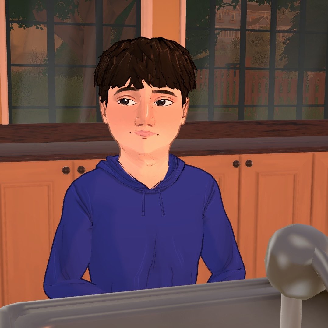 nightmarestat's tweet photo. so jakov aged up into a child and lovro gave birth AT WORK and dumped the new baby under the porch steps?? i wanted a girl but he popped out another boy so welcome to the world mario i guess https://t.co/3y1Qm6WV9q