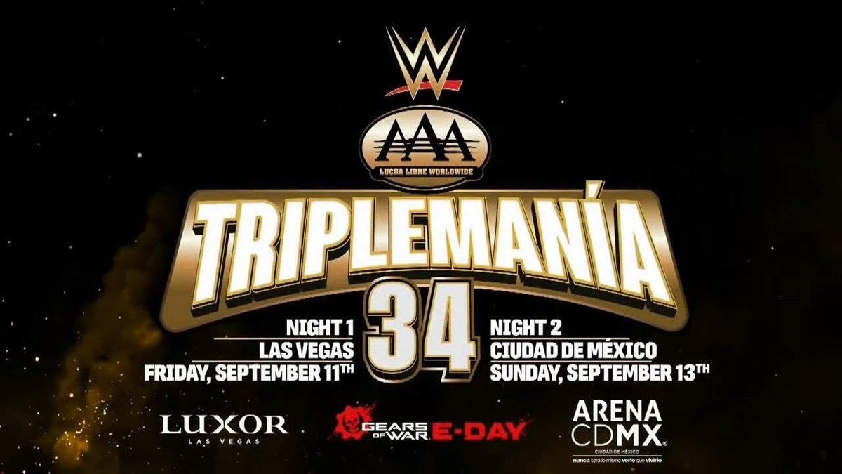 decaraalasluces's tweet photo. 🚨¡Triplemania en Las Vegas y CDMX!

No me agrada que la noche 1 de Triplemania vaya para Las Vegas, en todo caso alguna ciudad de California hubiera venido mejor, tal vez San Diego. 

En fin, supongo que poco a poco se irán llevando el producto para el país vecino. https://t.co/tLLkdQM4eu