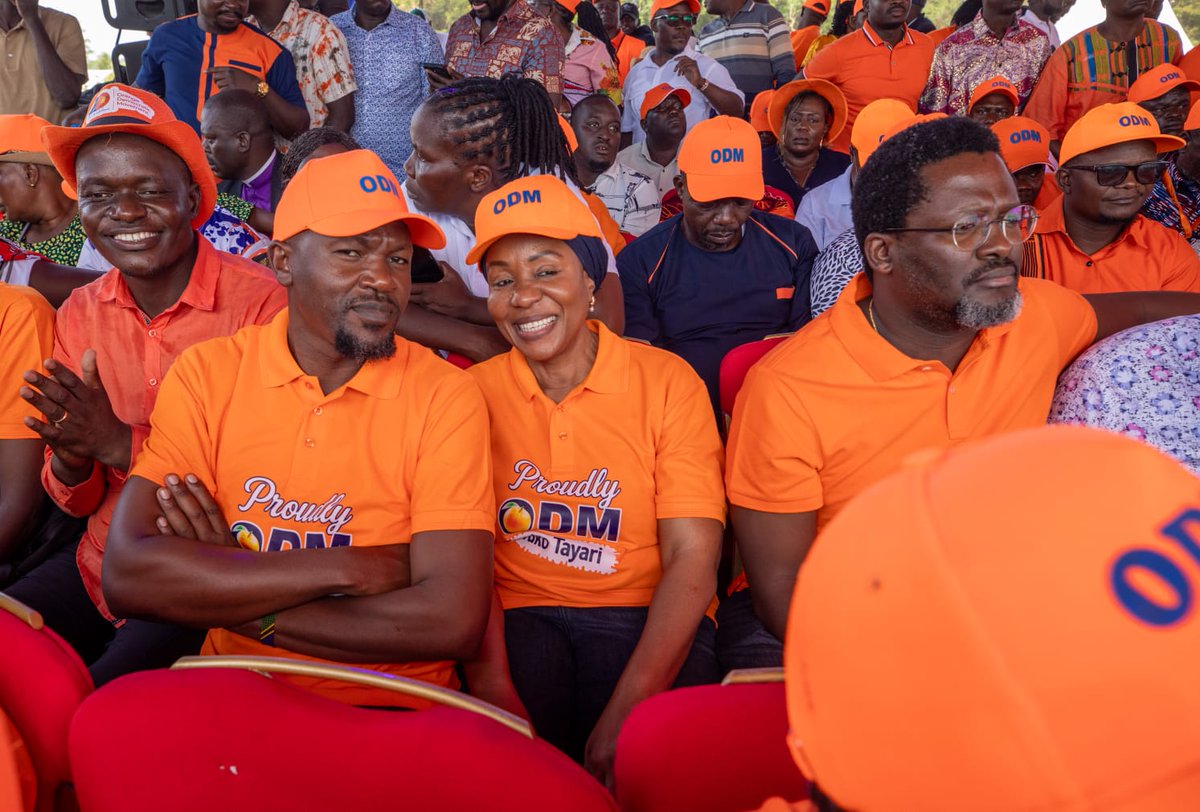 SenHamidaK's tweet photo. I joined thousands of ODM supporters today at Kirembe Grounds in Kisumu for the Wabiro Kisumu rally. The energy, unity, and commitment to our shared vision for a stronger and more prosperous Kenya were truly inspiring. #ODM #WabiroKisumu https://t.co/lxQSRs4fos
