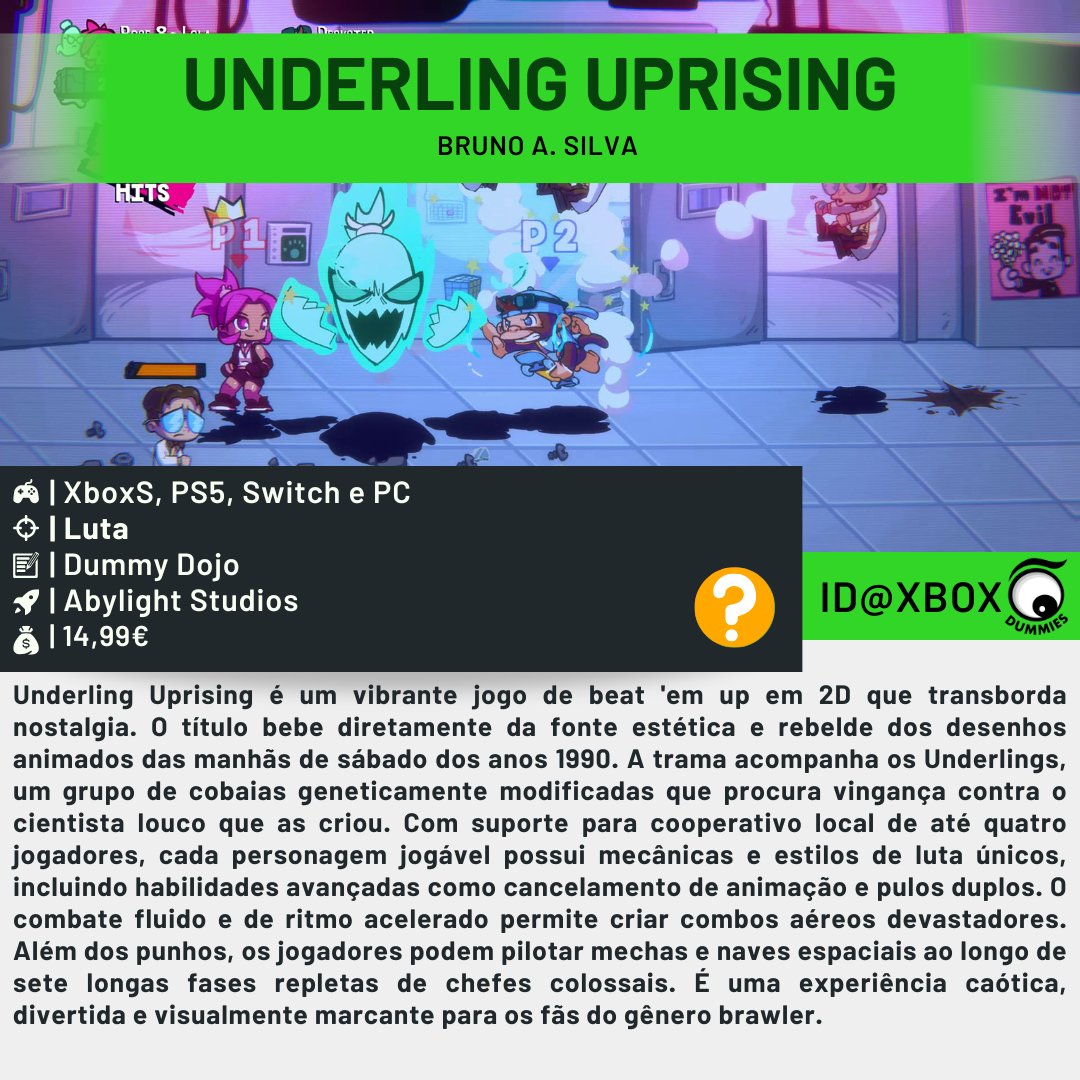 dummies_pt's tweet photo. ID@Xbox Review

Trailer: https://t.co/a0N5vluldM
Site: https://t.co/jevM7idryF
Loja: https://t.co/vhl5wR8hhf
@abylight @XBOX @xbox_pt @ID_XBOX https://t.co/JngYFLo7zX