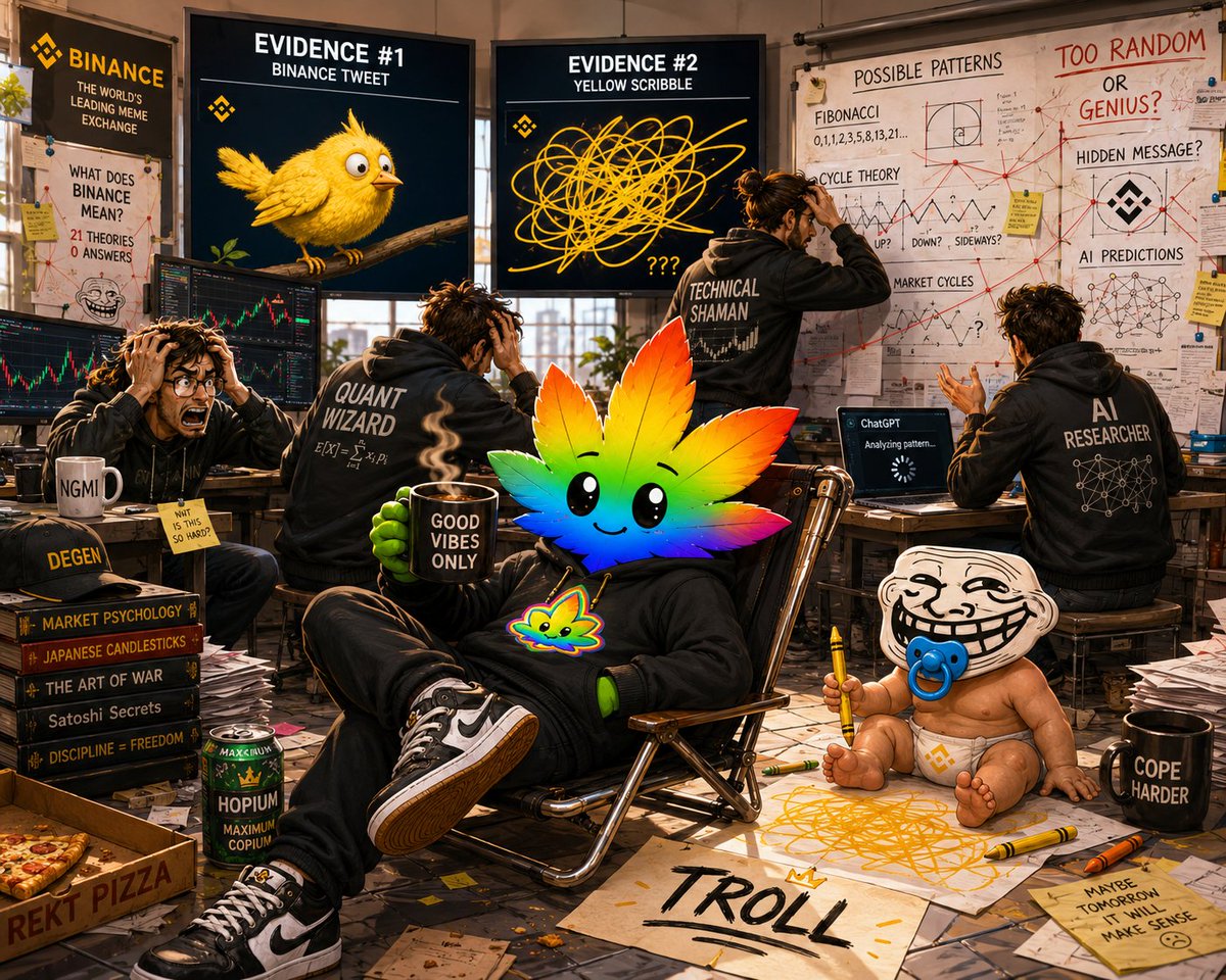 HIGHDEVSOL's tweet photo. @binance asks the question, @BabyTrollSolana  creates striped patterns.
The No-DeV https://t.co/DPrtoAeP2M