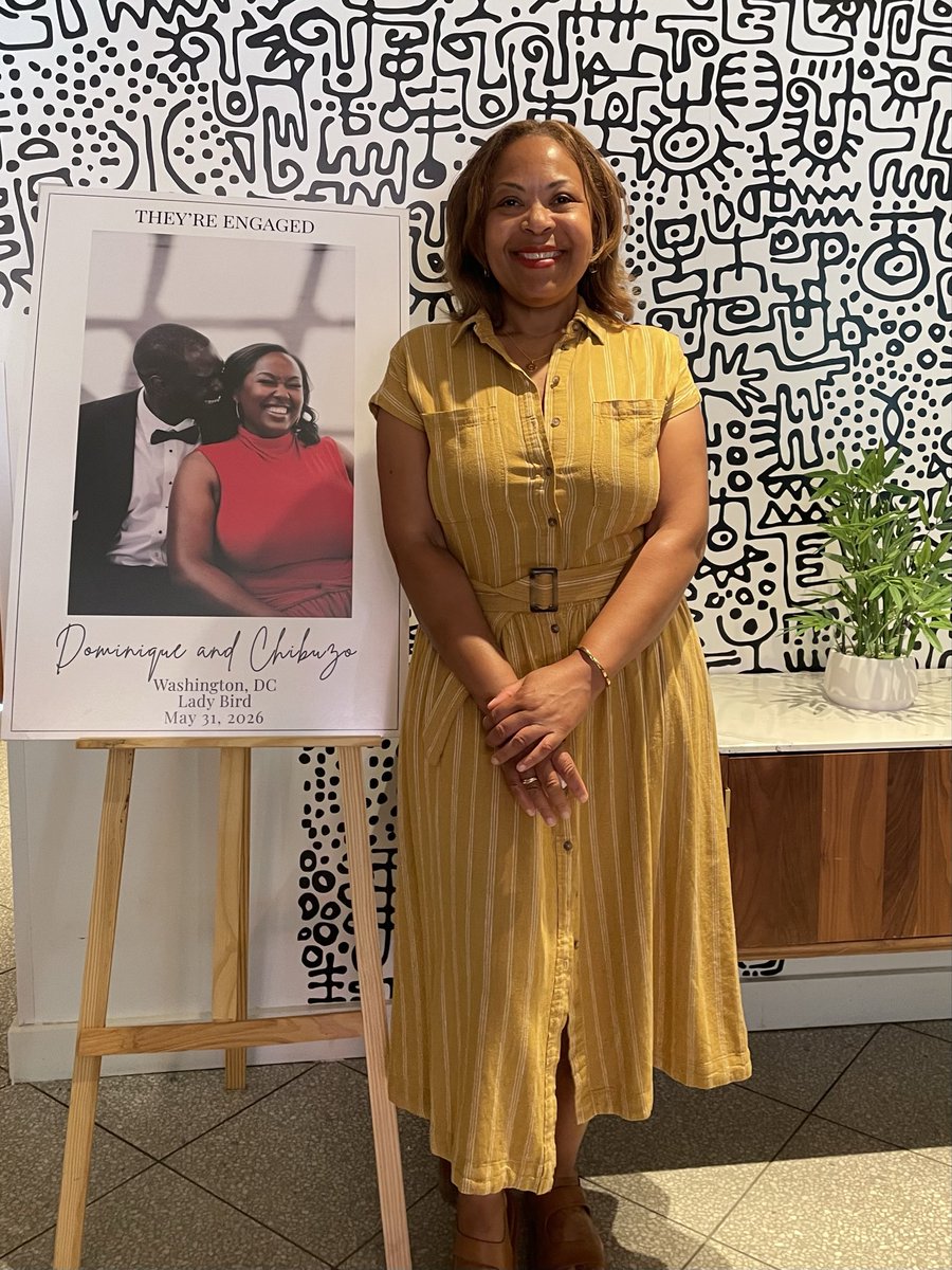 cmesi's tweet photo. Love, love, love, precious love ❤️

Such an honor to attend the DC engagement celebration for Dominique &amp; Chibuzo today. I am very happy for the beautiful couple.

@domsimonee is an amazing leader in the crypto industry and I was elated to celebrate her and her betrothed ❤️ https://t.co/Qwi0zWq4fi