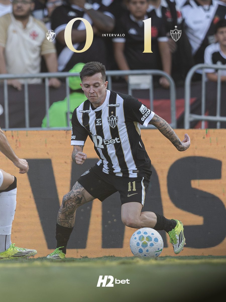 Atletico's tweet photo. Fim de primeiro tempo: Vasco 0x1 Atlético
⚽️ Vitor Hugo marcou o gol Atleticano
#VamoGalo #VASxCAM https://t.co/LgWcTfyhjd