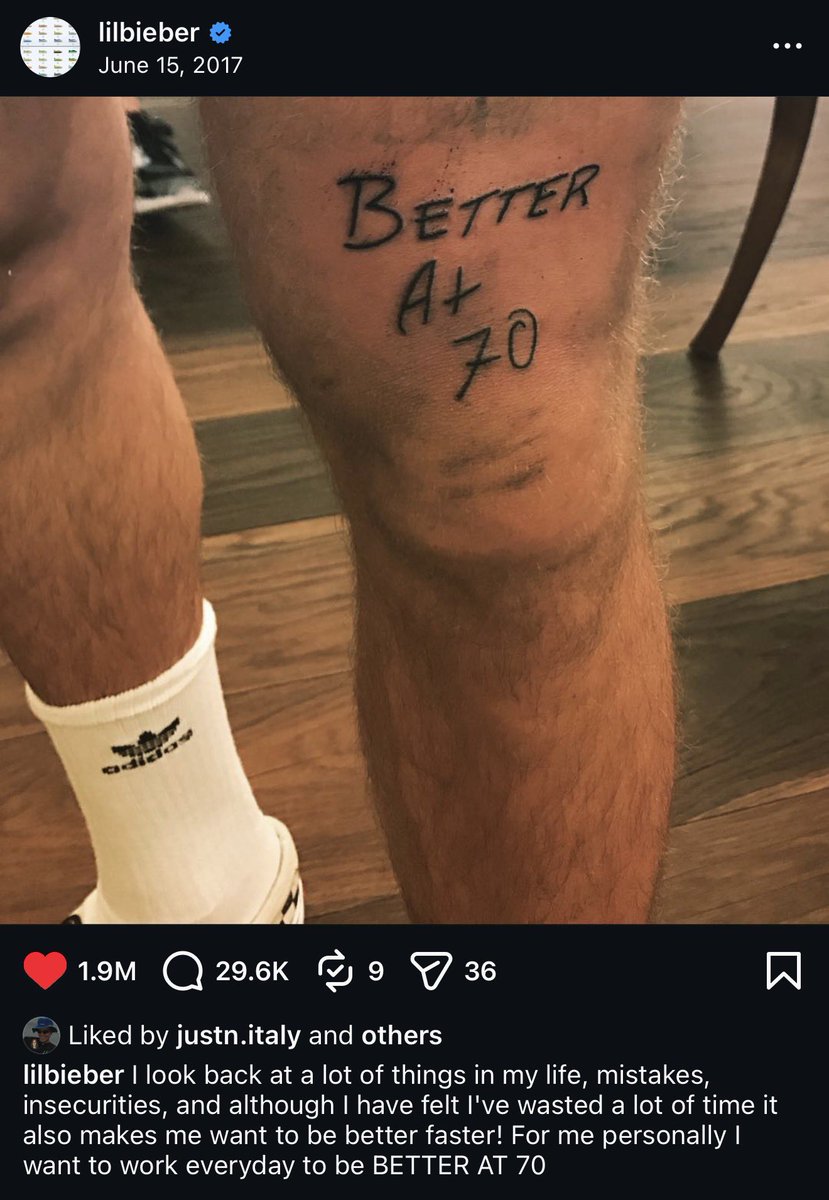 beaniscutie's tweet photo. “better at 70” -justin bieber 
we’re really going to see them grow old together and their babies will have babies, this is everything he’s ever wanted. 🥹 https://t.co/Iw1pkZmZgn