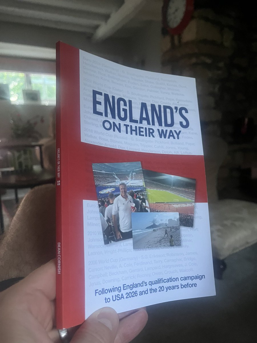 DeanCornish1966's tweet photo. Over the last 20 or so years, so many have asked me why I’d bother following England away at football. I also get so many people asking me about the trips, the people, the places etc. 
So to cut a long story short, I thought I’d write a book about it. Here it is. Delivered today. https://t.co/tnzqiFNyk8