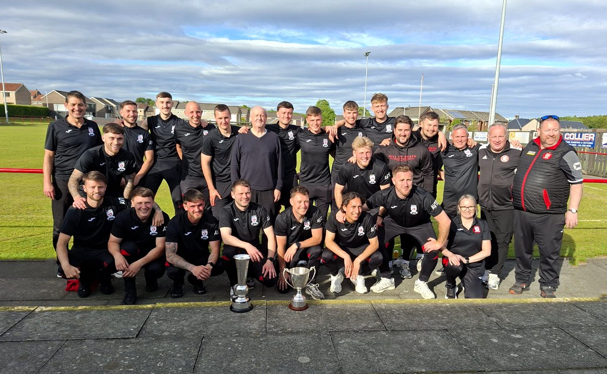 hawshob's tweet photo. That’s the double! Another trophy for the Haws!🏆🏆 

🏆 East of Scotland Premier League Champions 2025-26
🏆 RJM Sports League Cup Winners 2025-26

More photos on our Facebook page 👇👇
https://t.co/l40PnQGtdQ https://t.co/LRFpMAXO6g