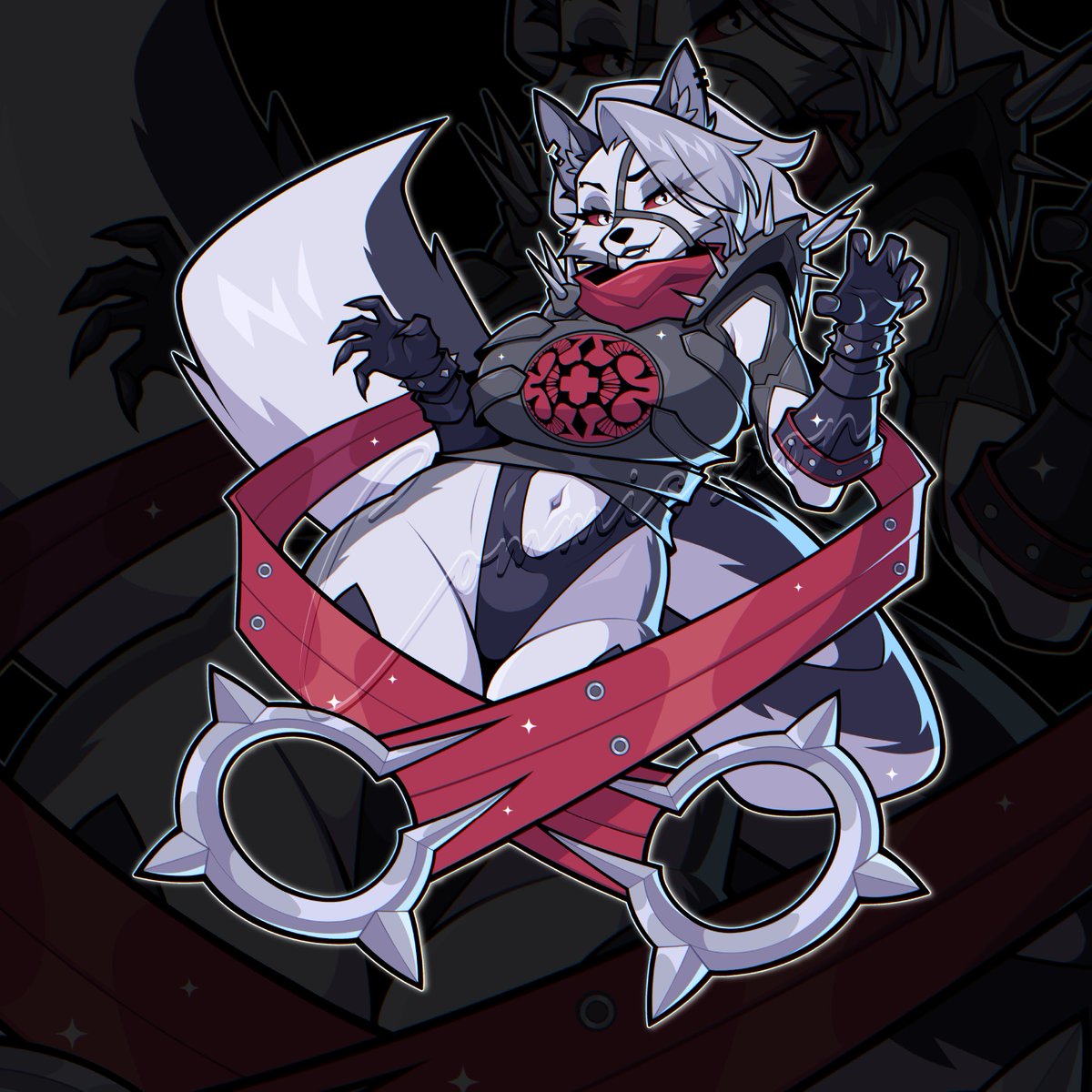 och1___'s tweet photo. Loona Malice Skin Merch Design

#loona #fanart #malice #helluvaboss #anime #furryㅤㅤㅤ https://t.co/KygHyKCQYD